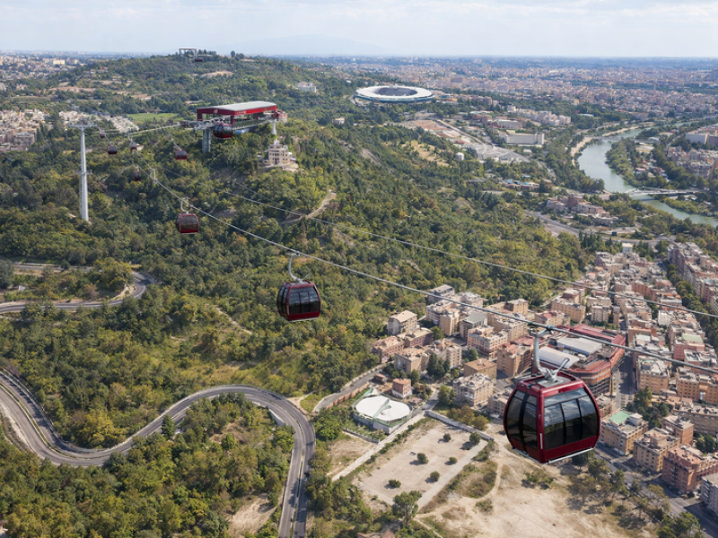 Rivoluzione a Roma Nord: da Balduina a Prati in 2 minuti in cabinovia (The Roman Post)